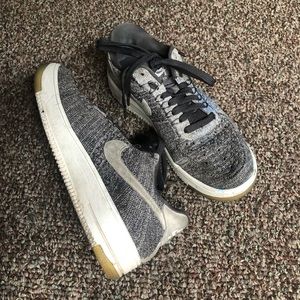 marled grey Nike air forces (8)